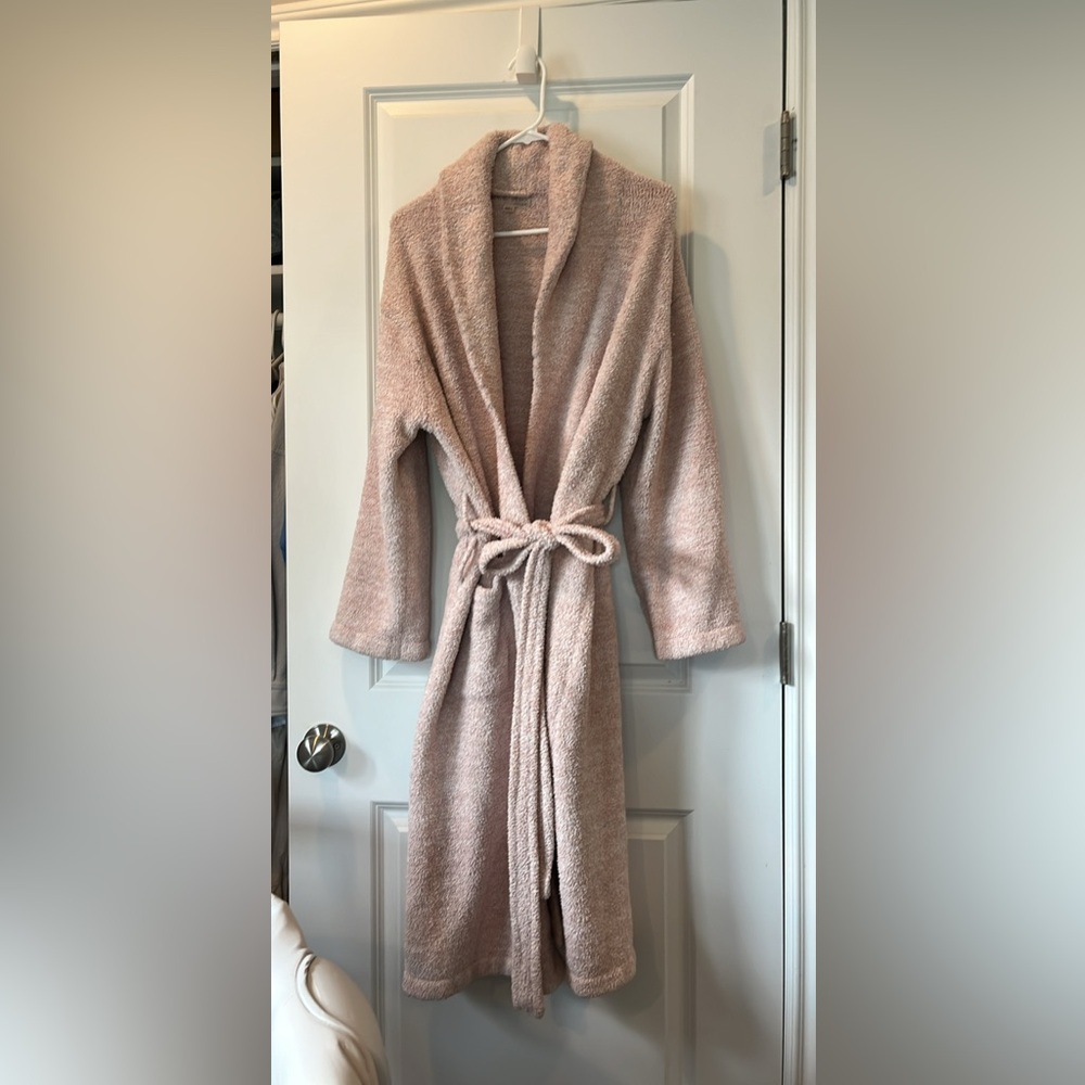 Barefoot Dreams pink bathrobe, size 1